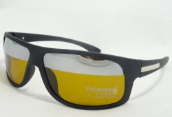 Очки антифары SERIT Polarized 2618 C-3 (зеркальная полоса)